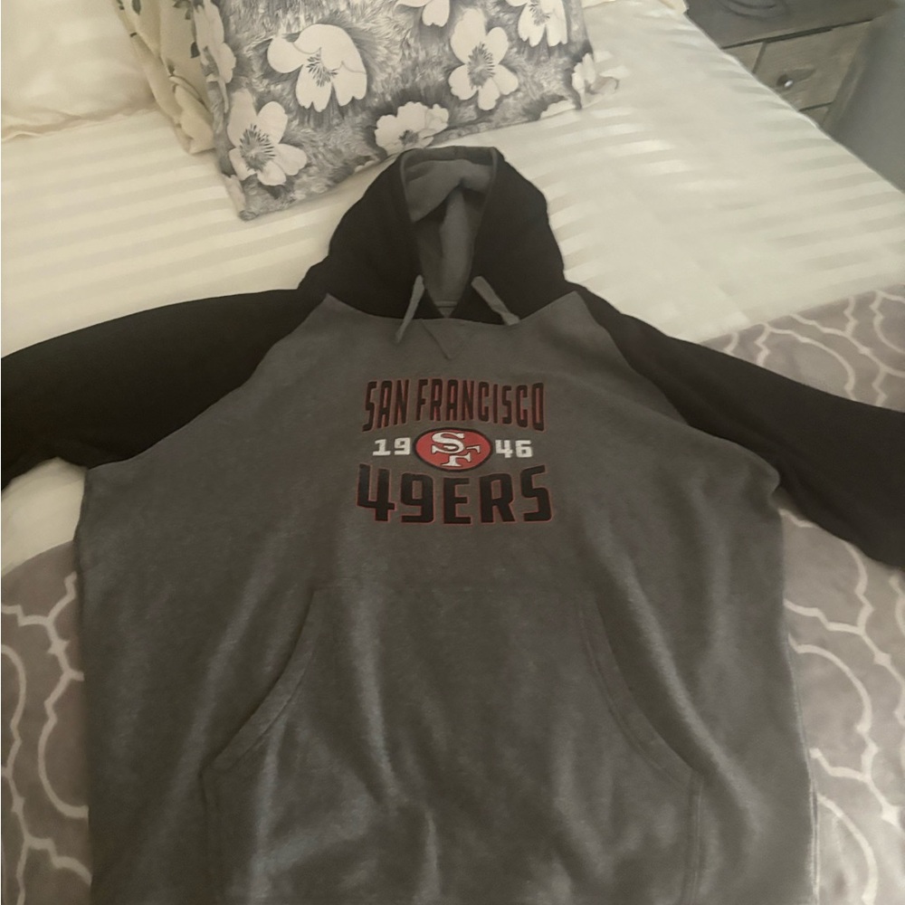 San Francisco 49ers Gray and Black Hoodie